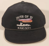 Drive of '91 Kamloops Black Corduroy Snapback Trucker Cap Hat