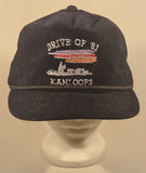 Drive of '91 Kamloops Black Corduroy Snapback Trucker Cap Hat