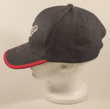 AHL Abbotsford Heat Ice Hockey Team Red Rimmed Black Adjustable Baseball Cap Hat Autographed