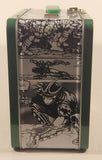 2022 Viacom Nickelodeon Eastman And Laird's Teenage Mutant Ninja Turtles Embossed Tin Metal Lunch Box and Thermos Set