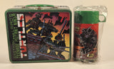 2022 Viacom Nickelodeon Eastman And Laird's Teenage Mutant Ninja Turtles Embossed Tin Metal Lunch Box and Thermos Set