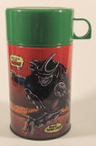 2022 Viacom Nickelodeon Eastman And Laird's Teenage Mutant Ninja Turtles Embossed Tin Metal Lunch Box and Thermos Set