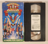 1990 Turner Captain Planet And The Planeteers A Hero For Earth Movie VHS Video Cassette Tape with Case