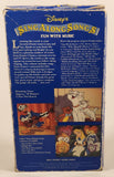 1989 Disney's Sing Along Songs Fun With Music Movie VHS Video Cassette Tape with Case