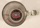 NHL National Hockey League Montreal Canadiens 5 5/8" Frosted Glass Beer Mug Cup
