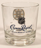 Rare Limited Release Crown Royal "NHL Rocks" Boston Bruins Hockey Team Clear Glass Whisky Cup