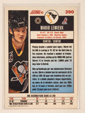 1992-93 Score NHL #390 Pittsburgh Penguins Mario Lemieux Trading Card