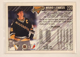 1993-94 Topps Premiere NHL Pittsburgh Penguins #220 Mario Lemieux Trading Card