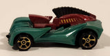 2012 Hot Wheels Troy Soldier Green Die Cast Toy Car Vehicle
