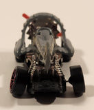 2004 Hot Wheels Wastlanders Dog Fighter Metalflake Grey Die Cast Airplane Style Toy Car Vehicle