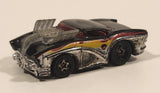 2005 Hot Wheels Wastelanders Two 2 Go Tooned Black and Chrome Die Cast Toy Car Vehicle