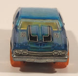 2014 Hot Wheels HW Race: X‑Raycers '69 Chevelle SS Translucent Blue Die Cast Toy Car Vehicle