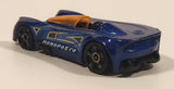 2015 Hot Wheels Monoposto Blue Die Cast Toy Car Vehicle