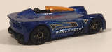 2015 Hot Wheels Monoposto Blue Die Cast Toy Car Vehicle
