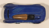 2015 Hot Wheels Monoposto Blue Die Cast Toy Car Vehicle