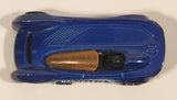 2015 Hot Wheels Monoposto Blue Die Cast Toy Car Vehicle
