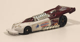 2000 McDonald's Hot Wheels Del Worsham Funny Car Current Maroon and White Die Cast Toy Race Car Vehicle
