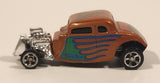 Maisto 1934 Ford Hot Rod "Hotrod Abby" Metalflake Orange Die Cast Toy Car Vehicle