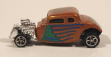 Maisto 1934 Ford Hot Rod "Hotrod Abby" Metalflake Orange Die Cast Toy Car Vehicle