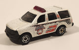 2012 Matchbox MBX Arctic Ford Expedition White Die Cast Toy Car Vehicle
