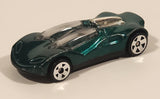 1999 Hot Wheels McDonald's Double Cross Metalflake Dark Green Die Cast Toy Car Vehicle