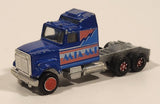 Vintage Majorette Super Movers Kenworth Semi Truck Miami Vice Blue 1/87 Scale Die Cast Toy Car Vehicle