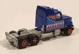 Vintage Majorette Super Movers Kenworth Semi Truck Miami Vice Blue 1/87 Scale Die Cast Toy Car Vehicle