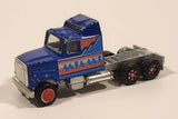 Vintage Majorette Super Movers Kenworth Semi Truck Miami Vice Blue 1/87 Scale Die Cast Toy Car Vehicle
