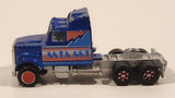 Vintage Majorette Super Movers Kenworth Semi Truck Miami Vice Blue 1/87 Scale Die Cast Toy Car Vehicle