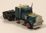 Vintage Majorette Super Movers Kenworth Semi Truck Green 1/87 Scale Die Cast Toy Car Vehicle