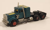 Vintage Majorette Super Movers Kenworth Semi Truck Green 1/87 Scale Die Cast Toy Car Vehicle