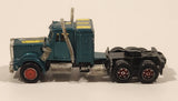 Vintage Majorette Super Movers Kenworth Semi Truck Green 1/87 Scale Die Cast Toy Car Vehicle
