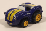 2003 Hasbro Maisto Tonka Lil Chuck and Friends Pit Crew #5 Convertible Purple and Yellow Die Cast Toy Car Vehicle