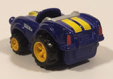 2003 Hasbro Maisto Tonka Lil Chuck and Friends Pit Crew #5 Convertible Purple and Yellow Die Cast Toy Car Vehicle