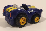 2003 Hasbro Maisto Tonka Lil Chuck and Friends Pit Crew #5 Convertible Purple and Yellow Die Cast Toy Car Vehicle
