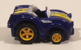 2003 Hasbro Maisto Tonka Lil Chuck and Friends Pit Crew #5 Convertible Purple and Yellow Die Cast Toy Car Vehicle