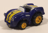 2003 Hasbro Maisto Tonka Lil Chuck and Friends Pit Crew #5 Convertible Purple and Yellow Die Cast Toy Car Vehicle
