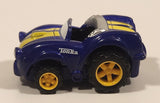 2003 Hasbro Maisto Tonka Lil Chuck and Friends Pit Crew #5 Convertible Purple and Yellow Die Cast Toy Car Vehicle