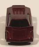 1999 Hot Wheels McDonald's Maximizer Dark Red Die Cast Toy Car Vehicle