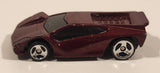 1999 Hot Wheels McDonald's Maximizer Dark Red Die Cast Toy Car Vehicle