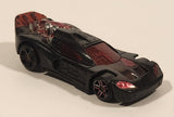 2008 McDonald's Spinebuster Black Pullback Plastic Die Cast Toy Car Vehicle