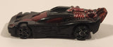 2008 McDonald's Spinebuster Black Pullback Plastic Die Cast Toy Car Vehicle