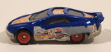 1999 Hot Wheels McDonald's Future NASCAR Blue Die Cast Toy Car Vehicle