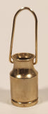 Vintage Dollhouse Miniature Milk Can 1 3/8" Brass Metal Ornament