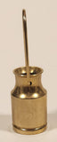 Vintage Dollhouse Miniature Milk Can 1 3/8" Brass Metal Ornament