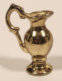Vintage Dollhouse Miniature Ewer Jug Water Pitcher 2 1/8" Brass Metal Ornament