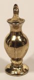 Vintage Dollhouse Miniature Ewer Jug Water Pitcher 2 1/8" Brass Metal Ornament