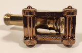 Vintage Dollhouse Miniature Cannon 2 1/2" Brass Metal Ornament