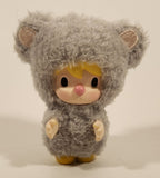 Pop Mart Sweet Bean Animal Babies Baby Grey Mouse 3 3/4" Hard Vinyl Figure