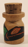 Hand Painted Aboriginal Wood Cork Bottle